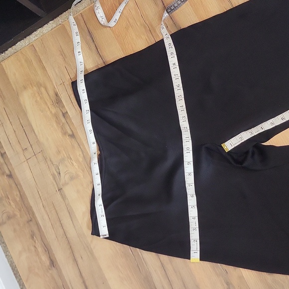 LAFAYETTE 148 New York Black Acetate Viscose Wide Leg Pants - Picture 9 of 15